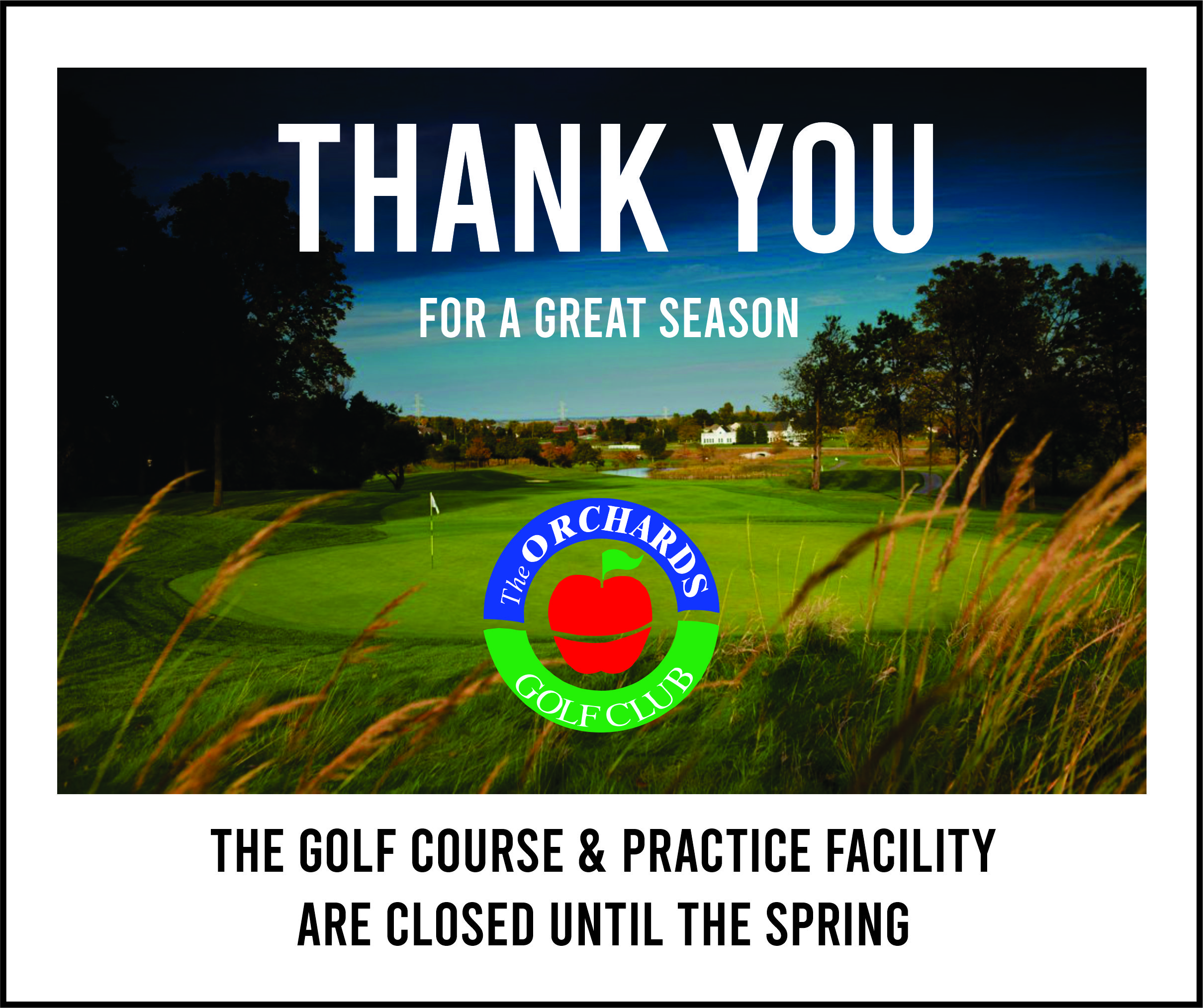 2025 CLOSED AND THANK YOU